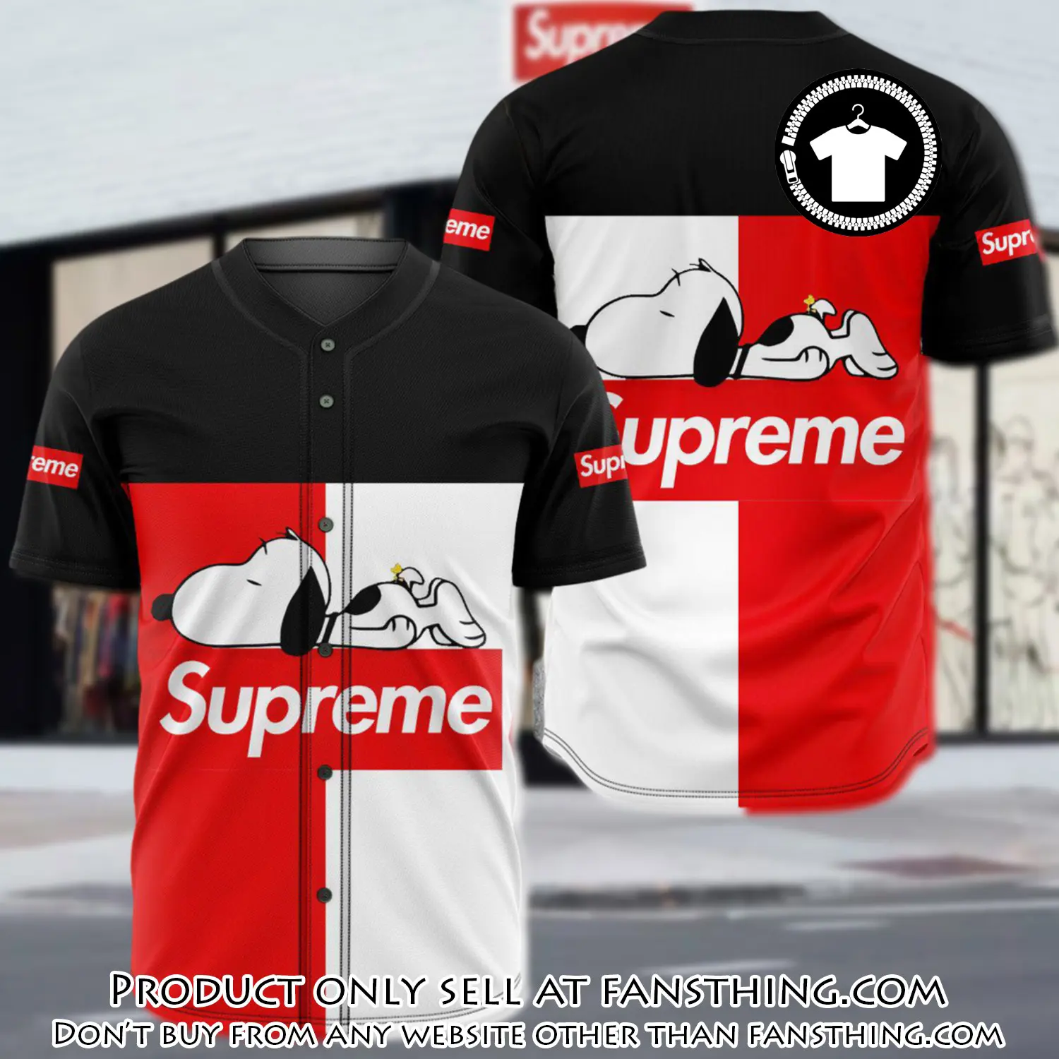 Supreme snoopy disney baseball jersey shirt luxury bjs1244 fst4728397